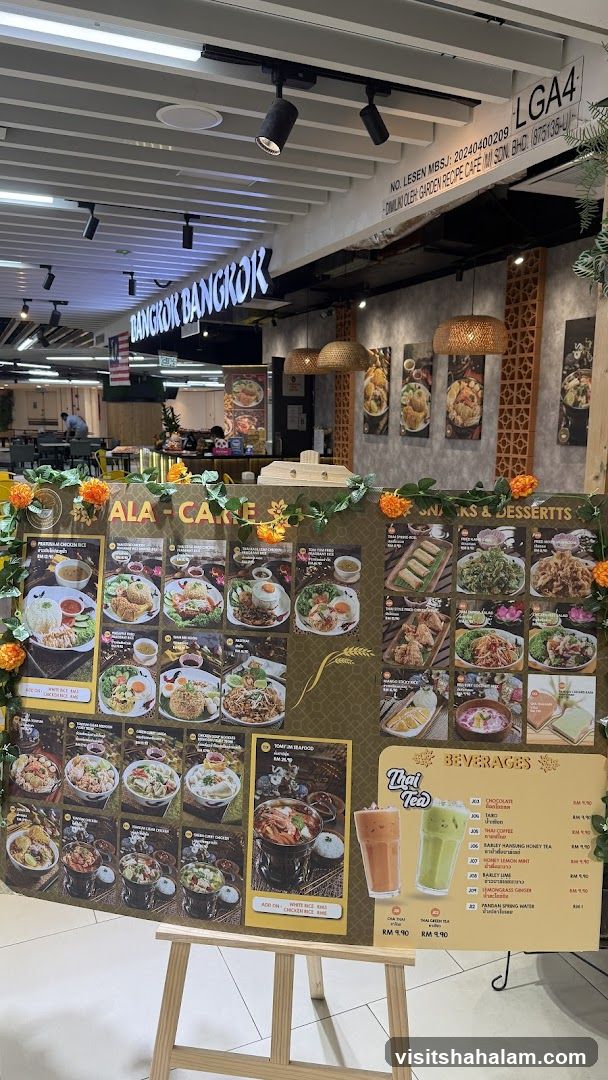 Bangkok Bangkok Ala-Carte Menu