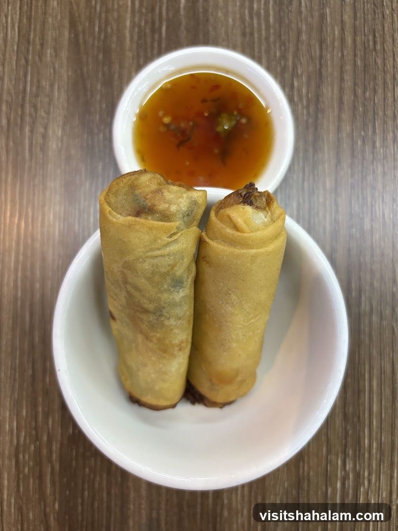 Spring Rolls with Dipping Sauce