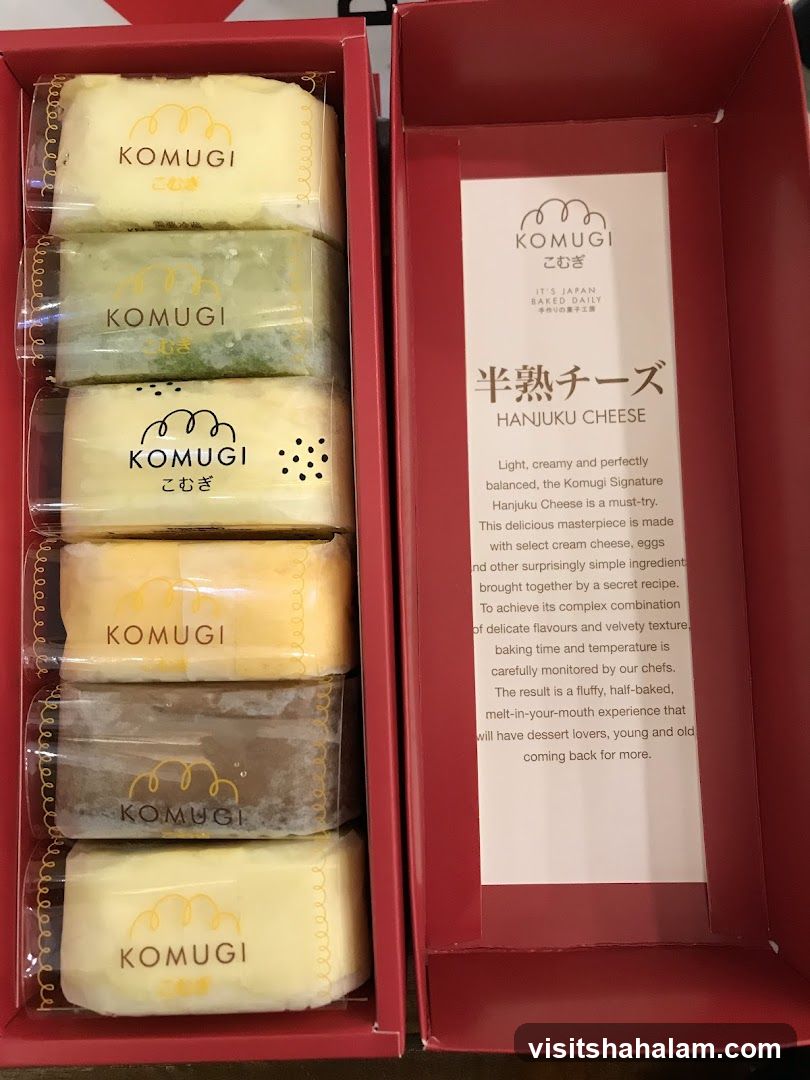 Komugi Hanjuku Cheese Box