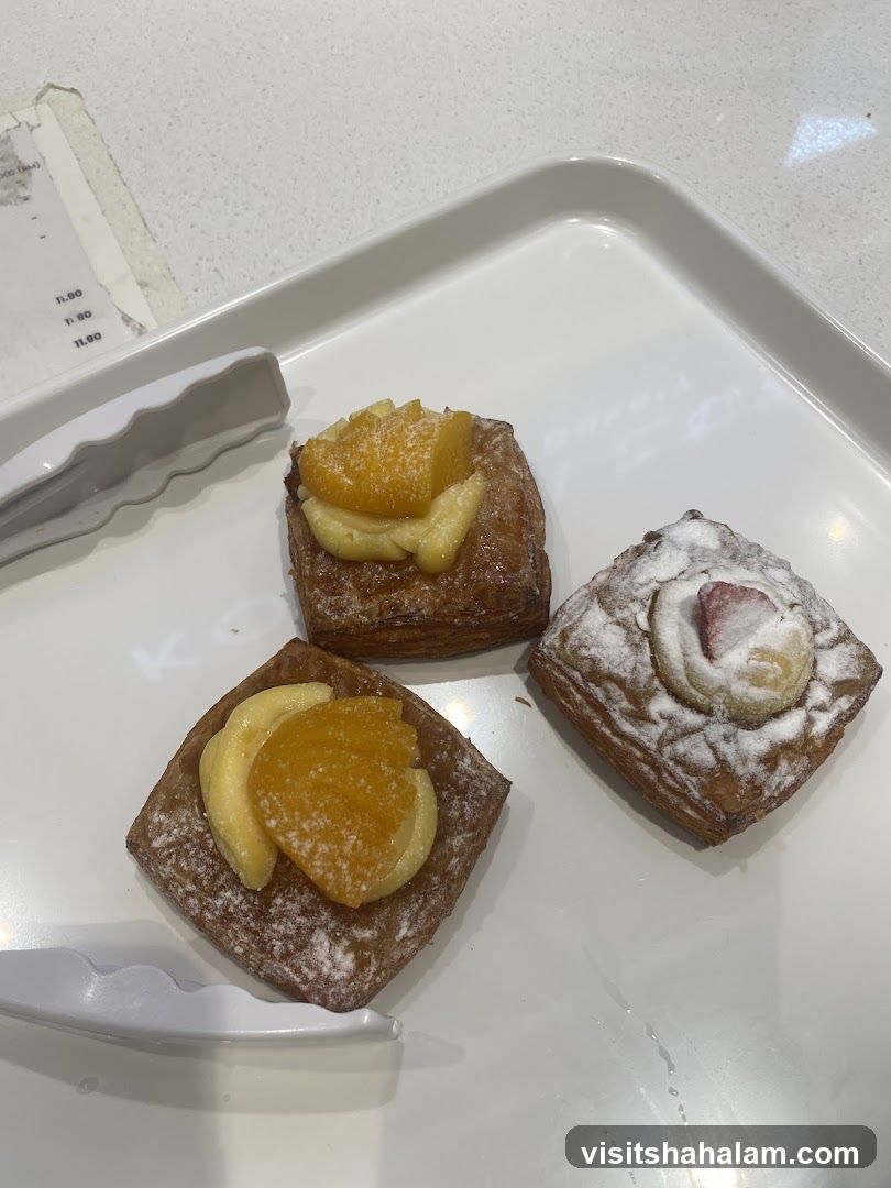 Pastries on a Tray