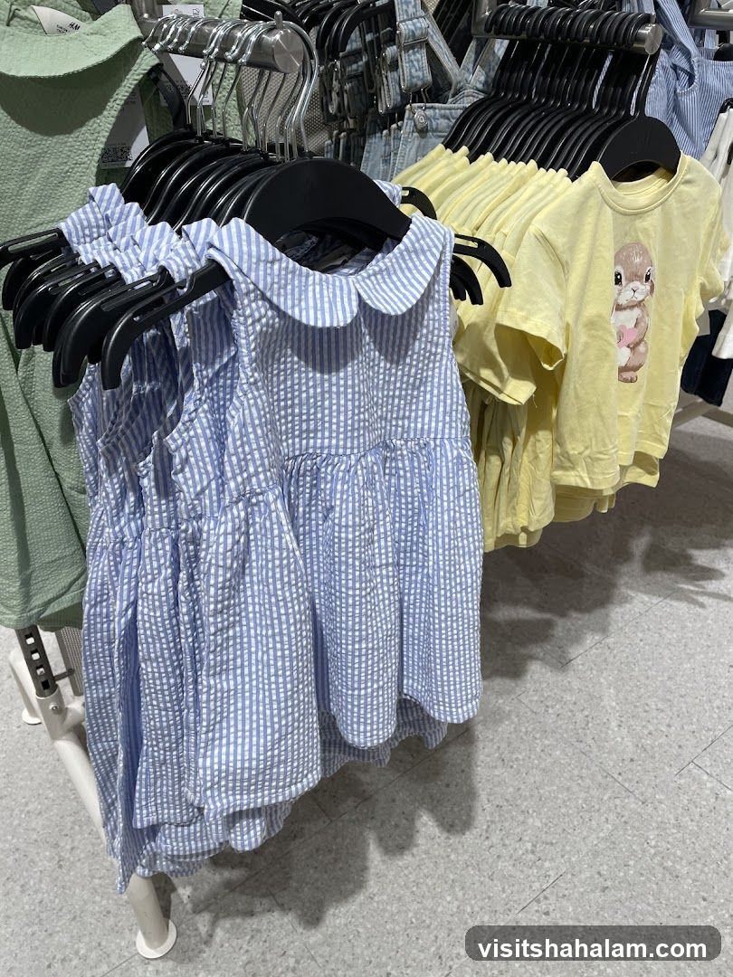Children's Clothing Display