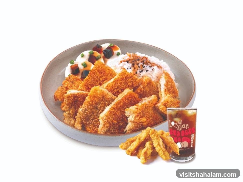 Fried Chicken Meal with Drink