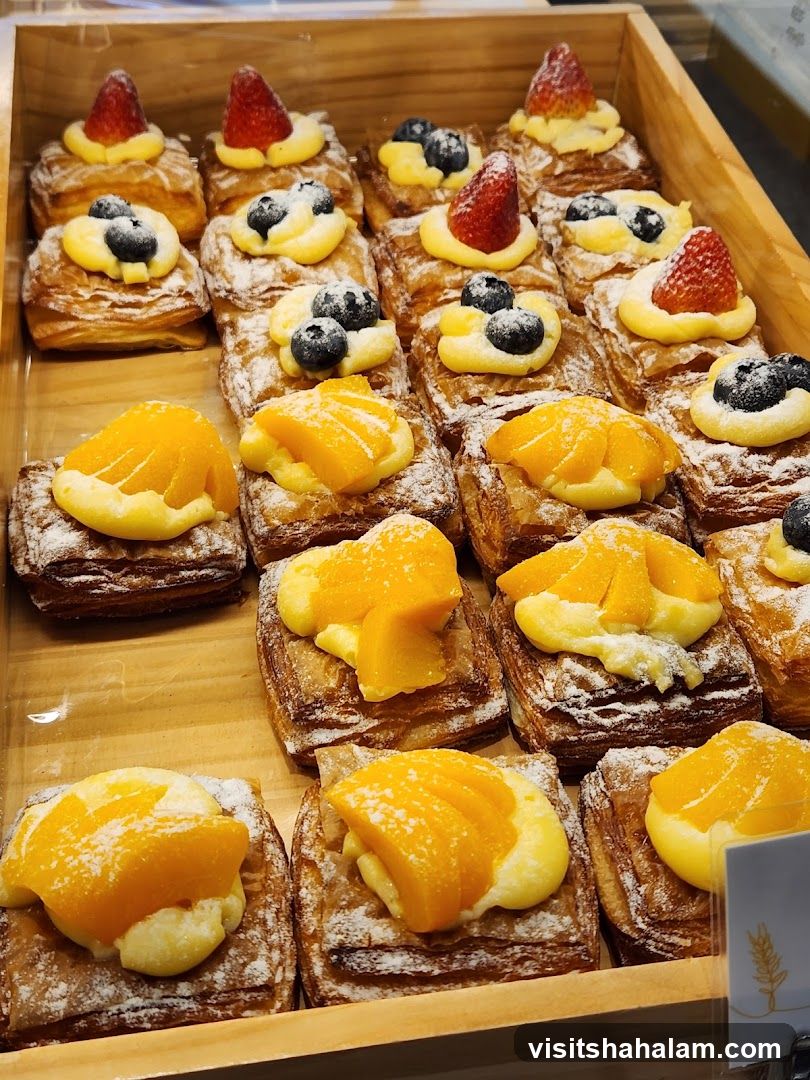Pastries with Fruit and Cream