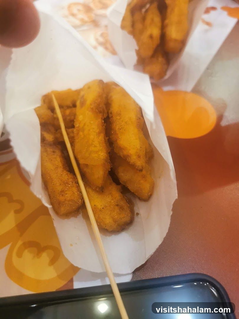 Fried Food in Paper Bags