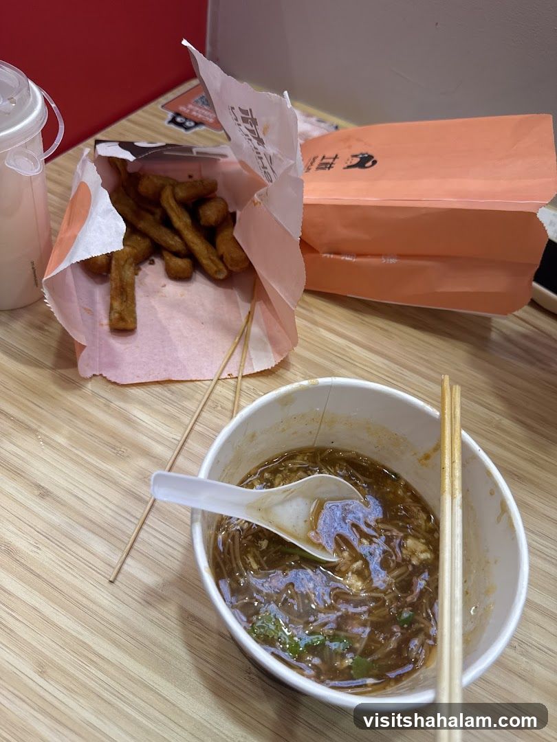 Food on a table