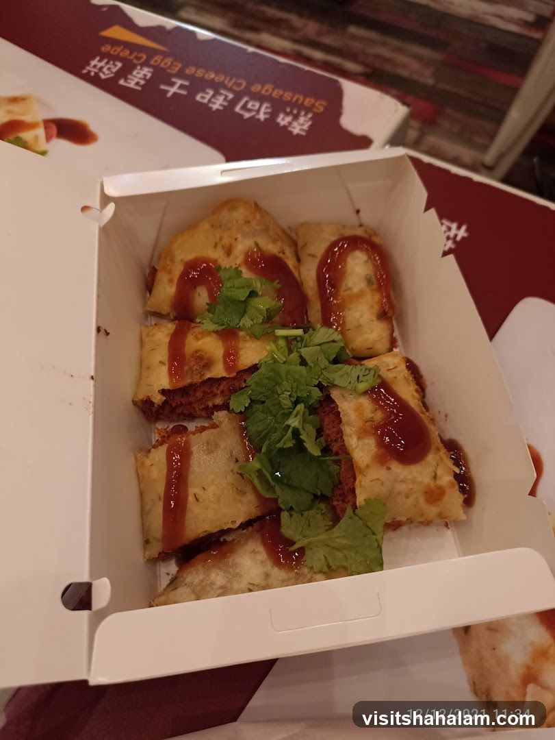 Sausage Egg Crepe
