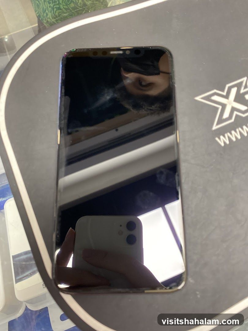 Smartphone on Display
