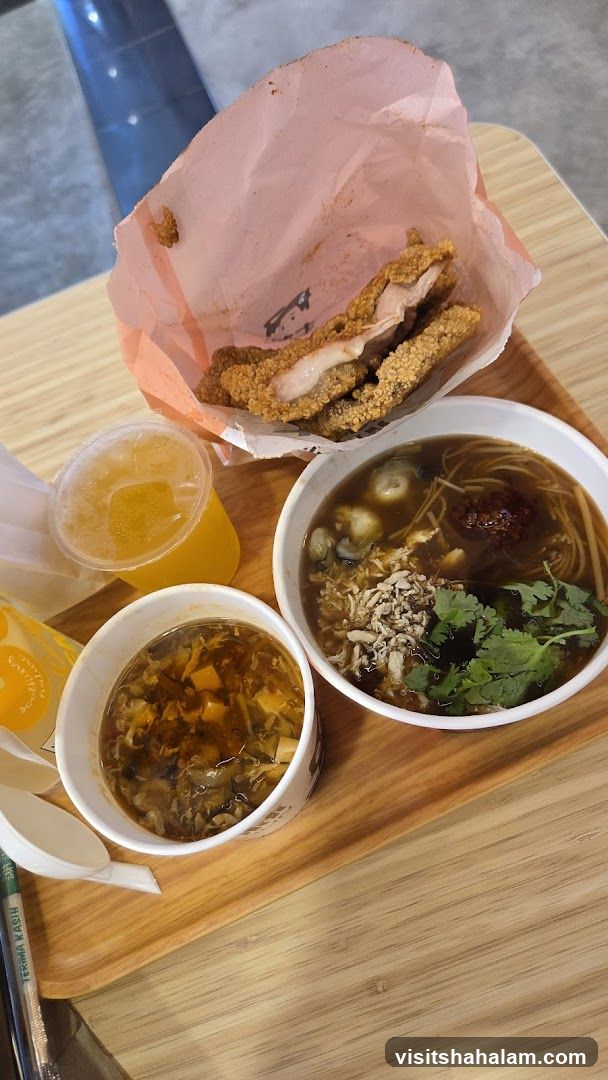 Fried Chicken and Noodles