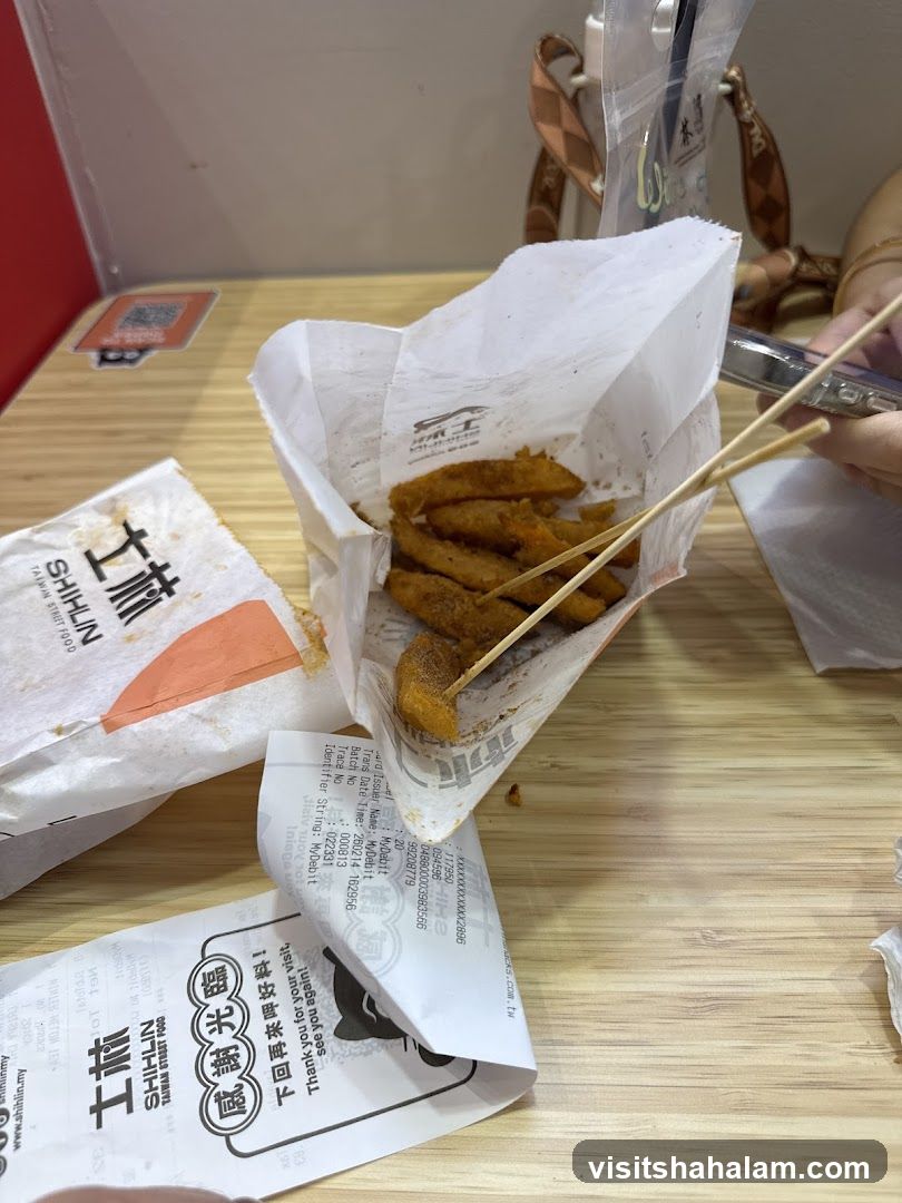 Fried Food on Skewers