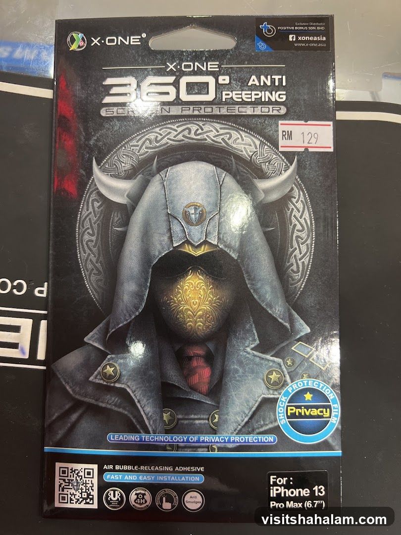X-ONE 360° Anti Peeping Screen Protector