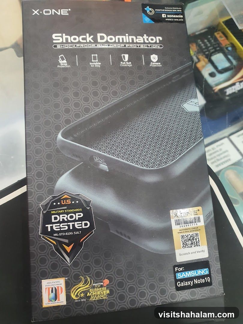 X-ONE Shock Dominator Phone Case Packaging