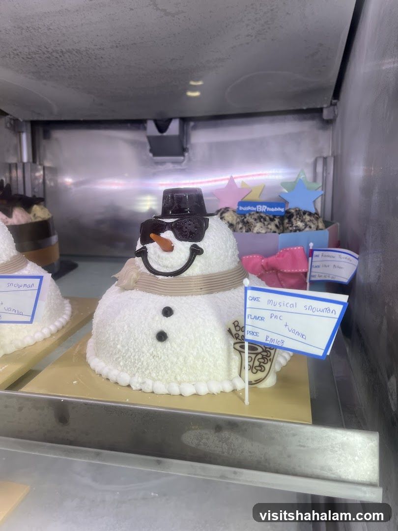 Snowman Cake