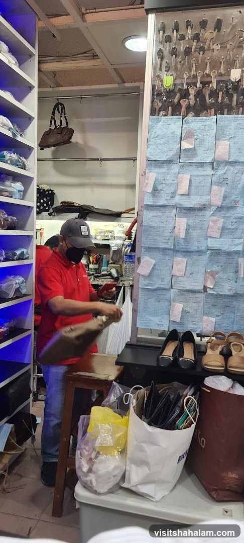 Shop Interior with Staff and Merchandise