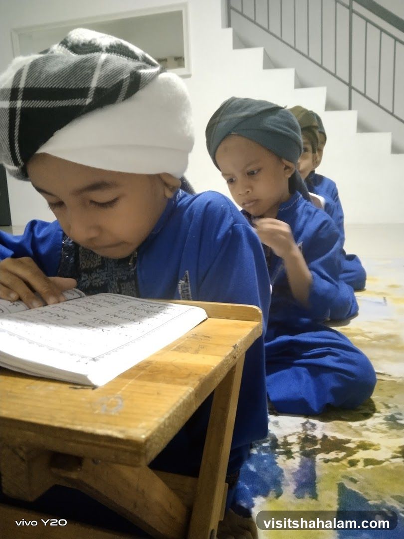 Children studying