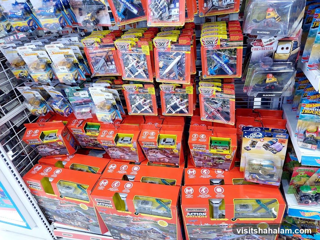 Toy Cars and Airplanes on Display