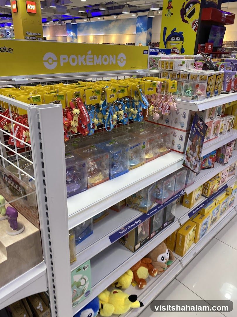 Pokemon Merchandise Display