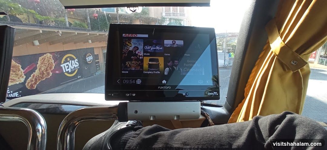 In-Bus Entertainment Screen