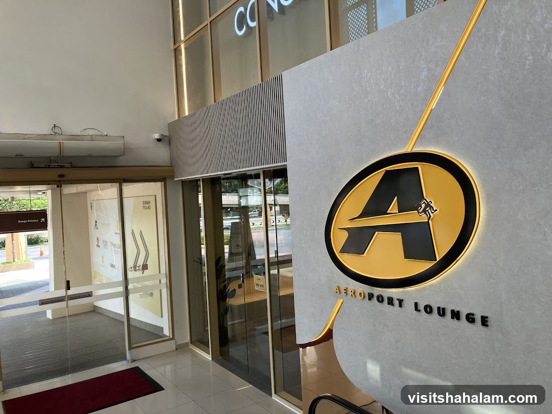 Aeroport Lounge Entrance