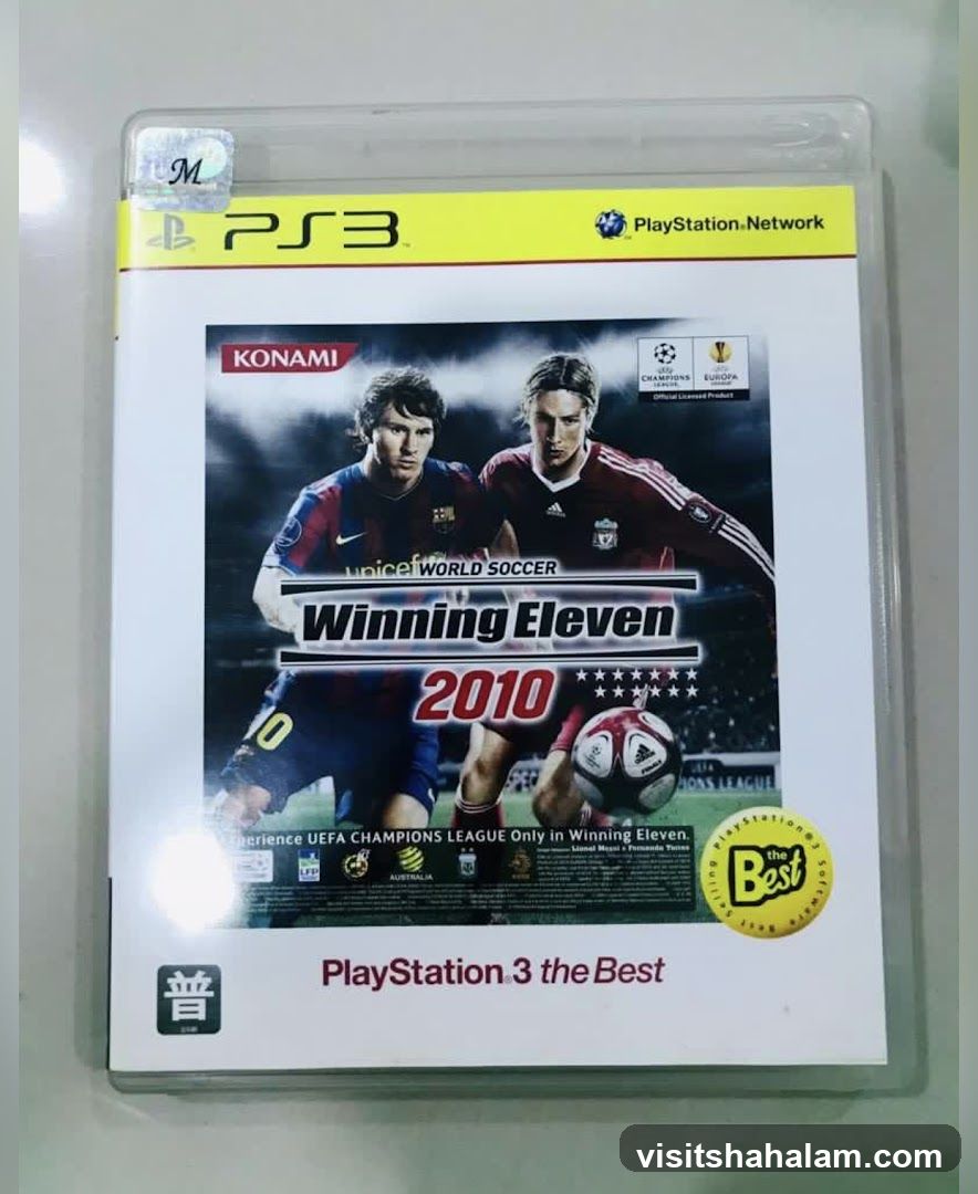 Winning Eleven 2010 PlayStation 3 Game Case