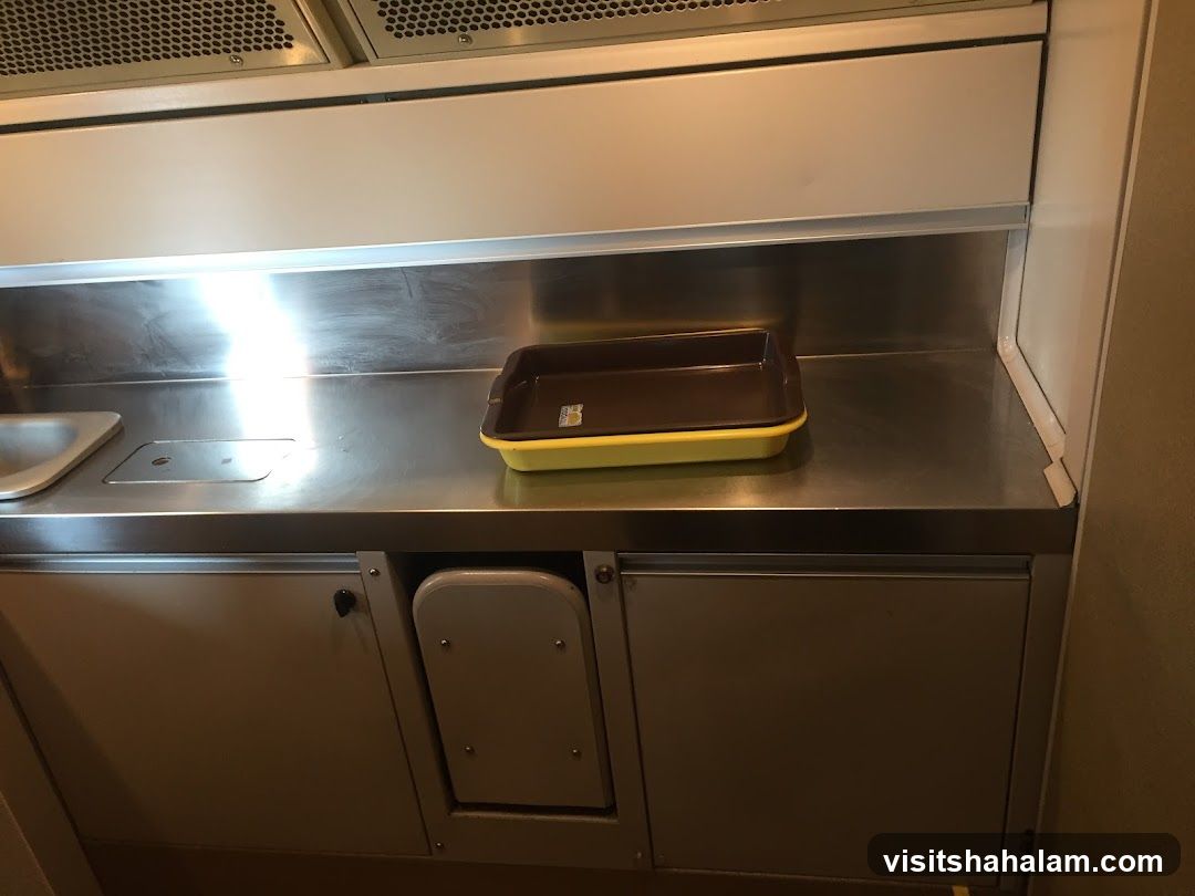 Kitchen Countertop with Sink and Tray