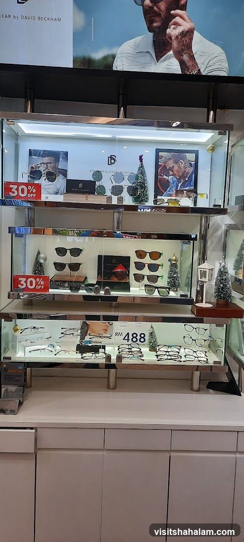 Eyewear Display with Sale Signs