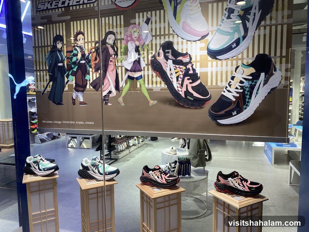 Skechers Store Window Display