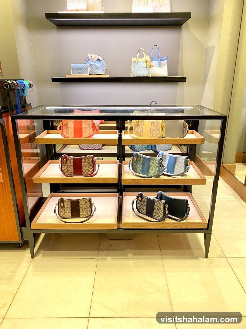 Handbags on Display