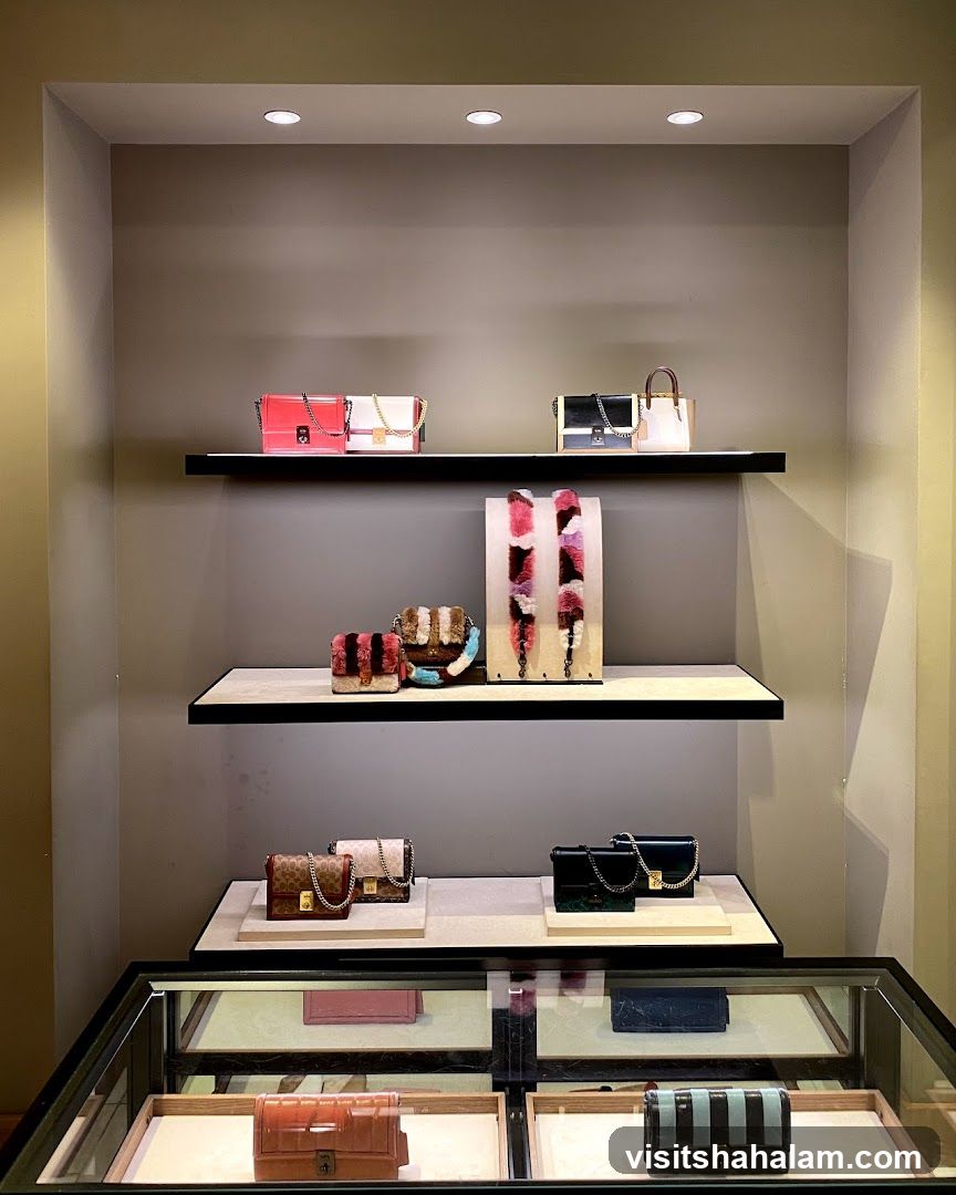 Handbags on Display