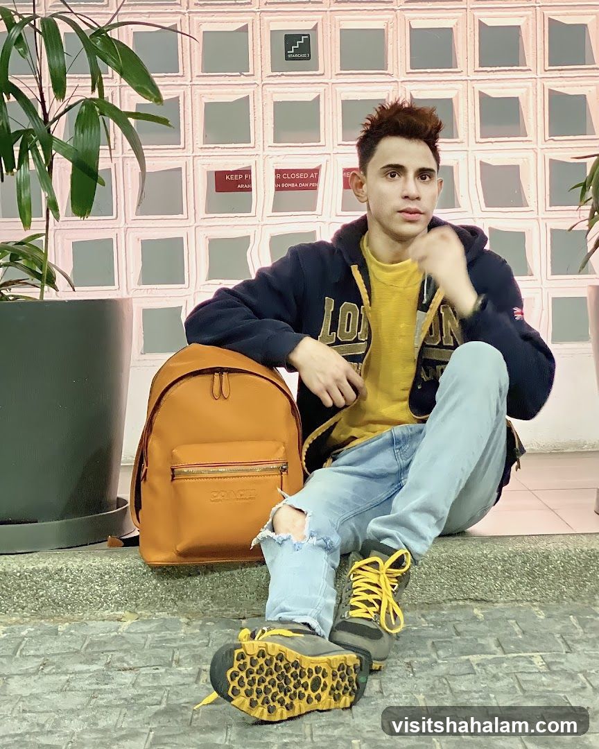 Man with Backpack