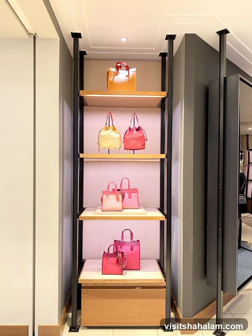 Coach Handbags Display