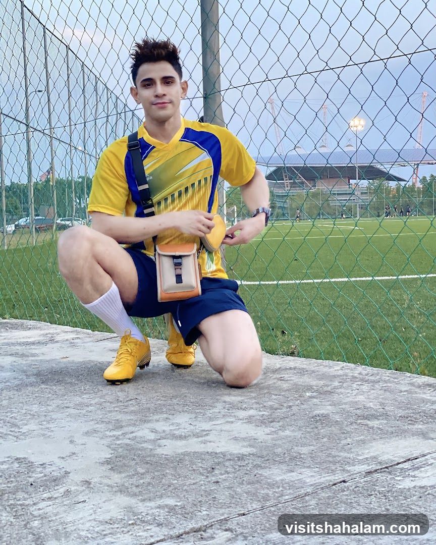 Man in Soccer Attire