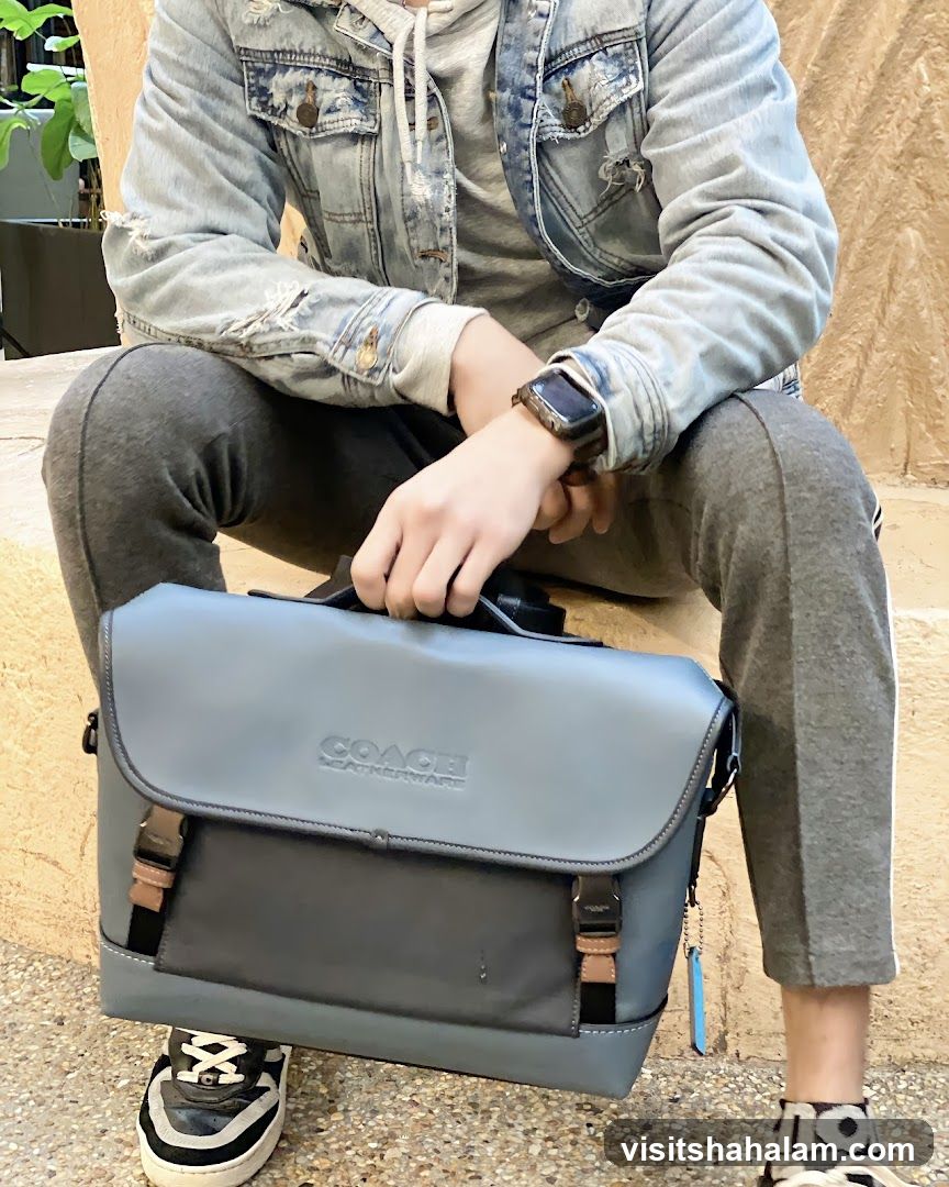 Man with Coach Bag