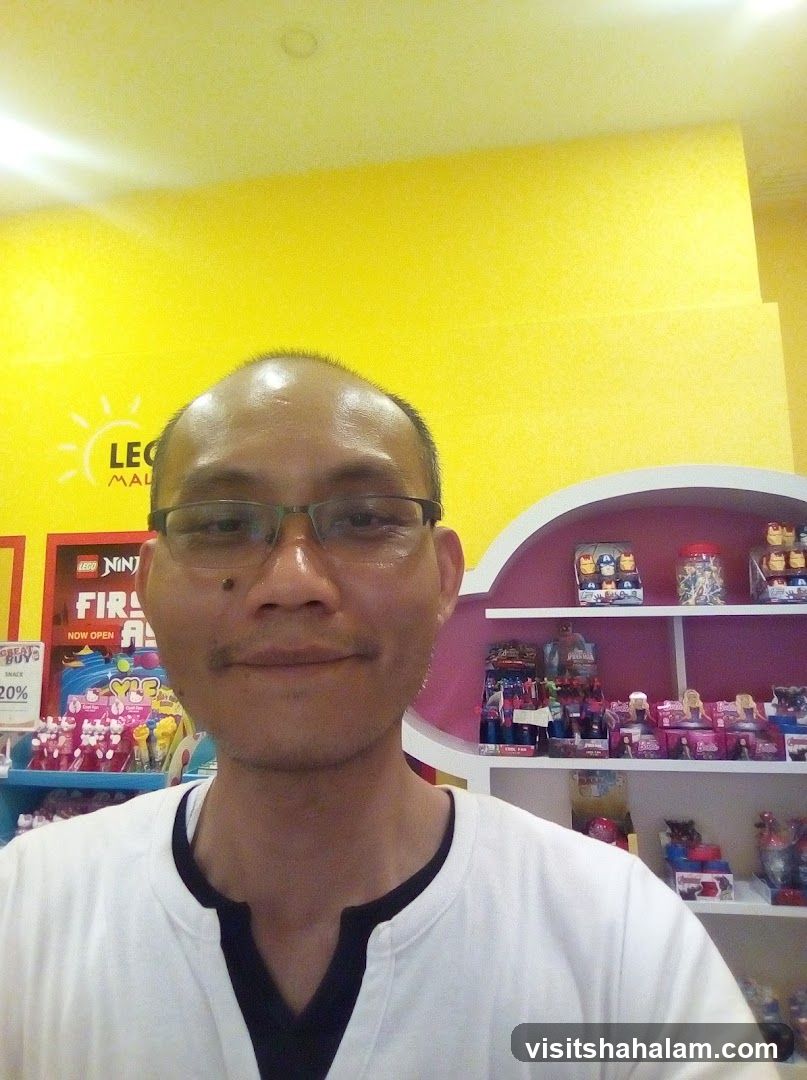 Man in a toy store