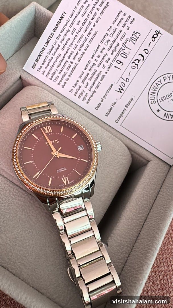 Titus Watch with Warranty Card