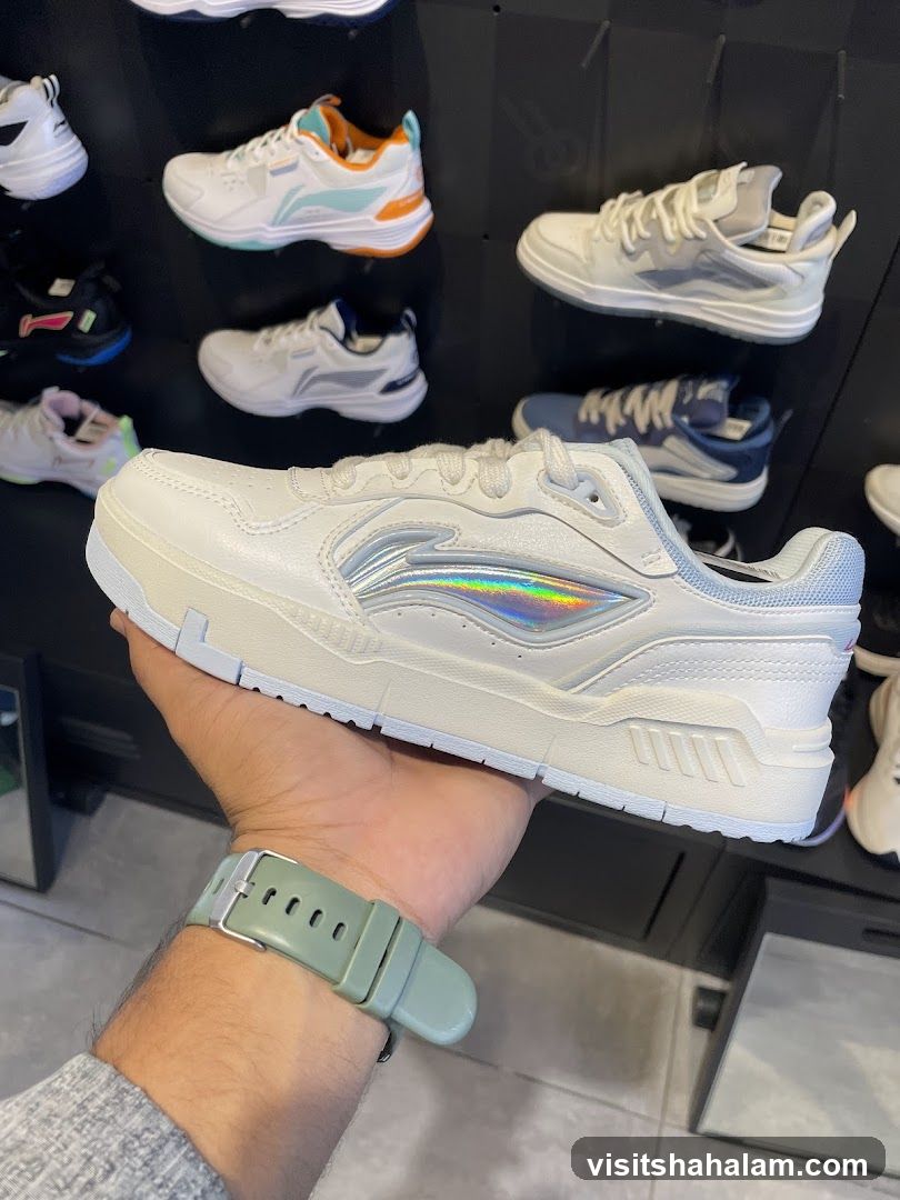 White Sneakers on Display