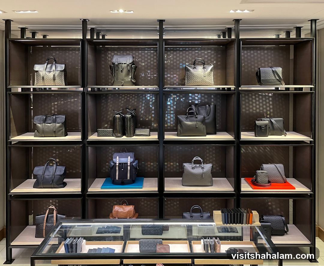 Handbags and Accessories Display