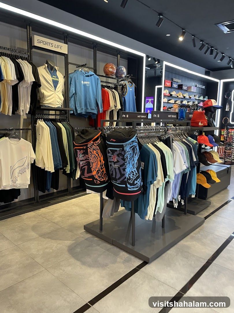 Sports Apparel Store Interior