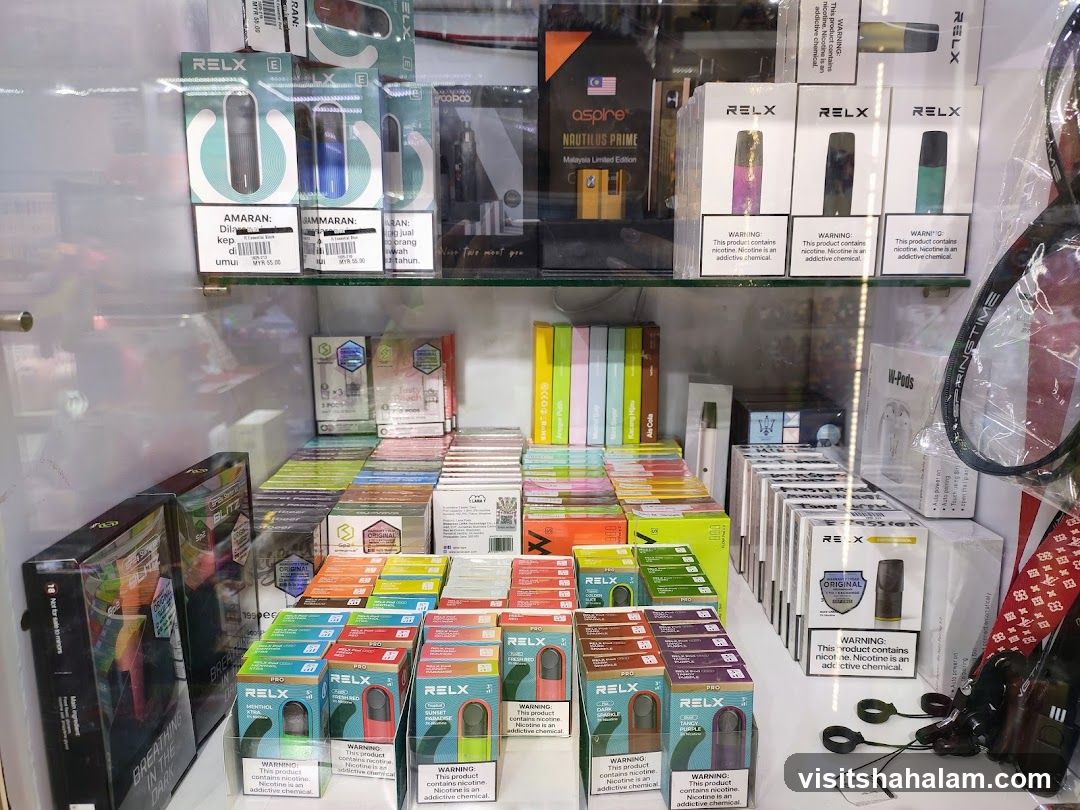 Vape Products Display