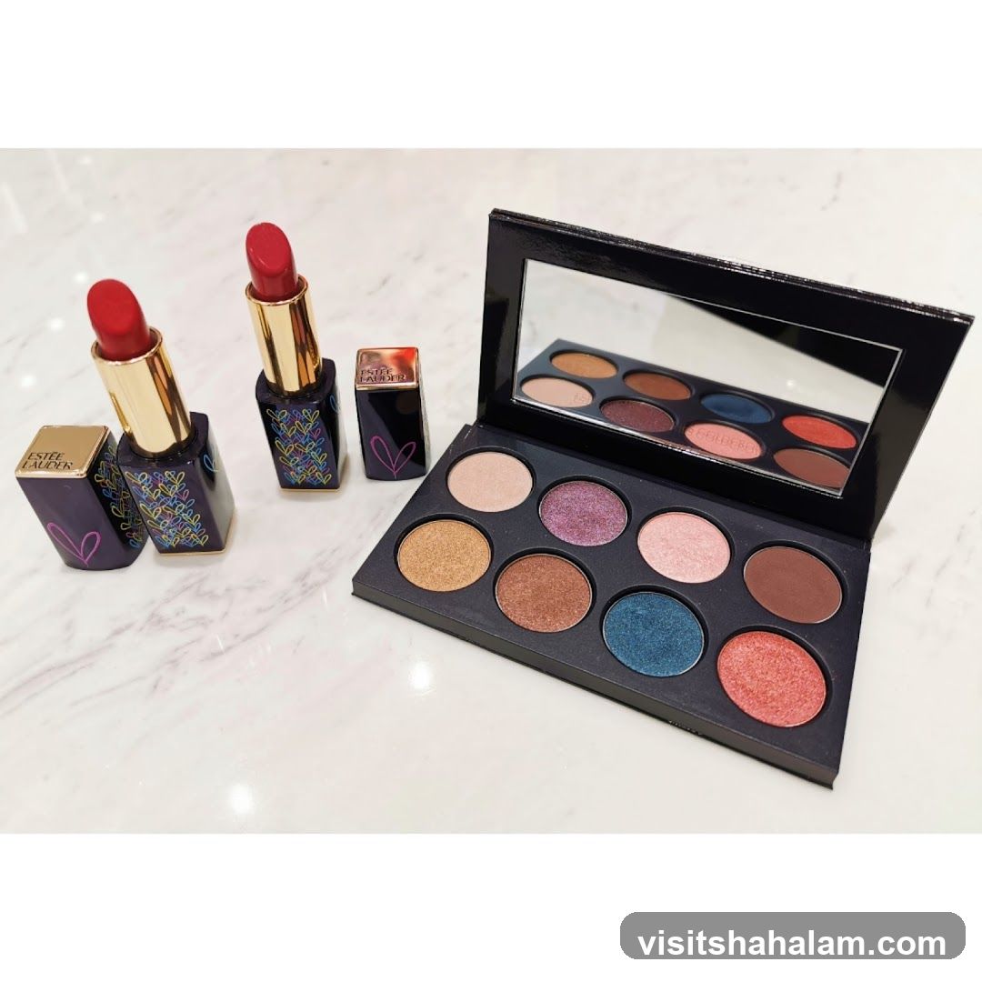 Estee Lauder Lipsticks and Eyeshadow Palette