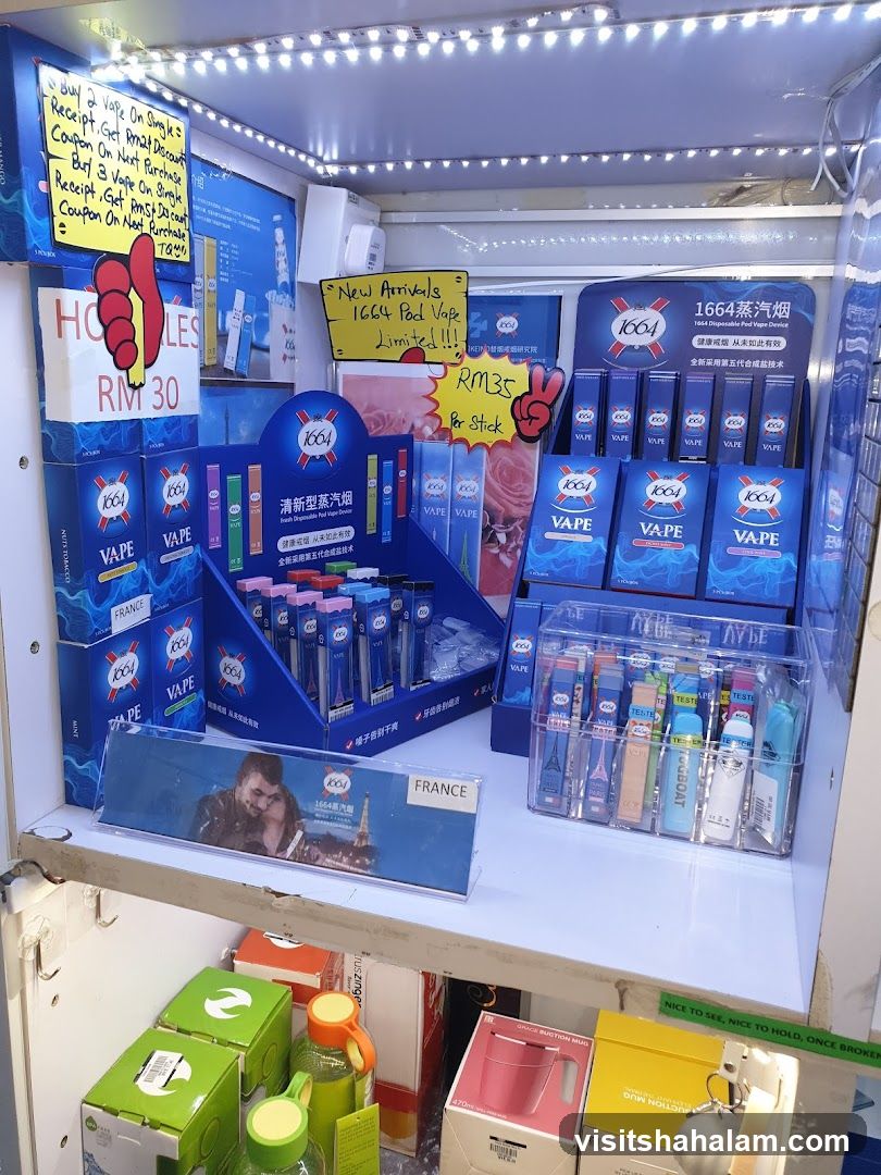 Vape Products Display
