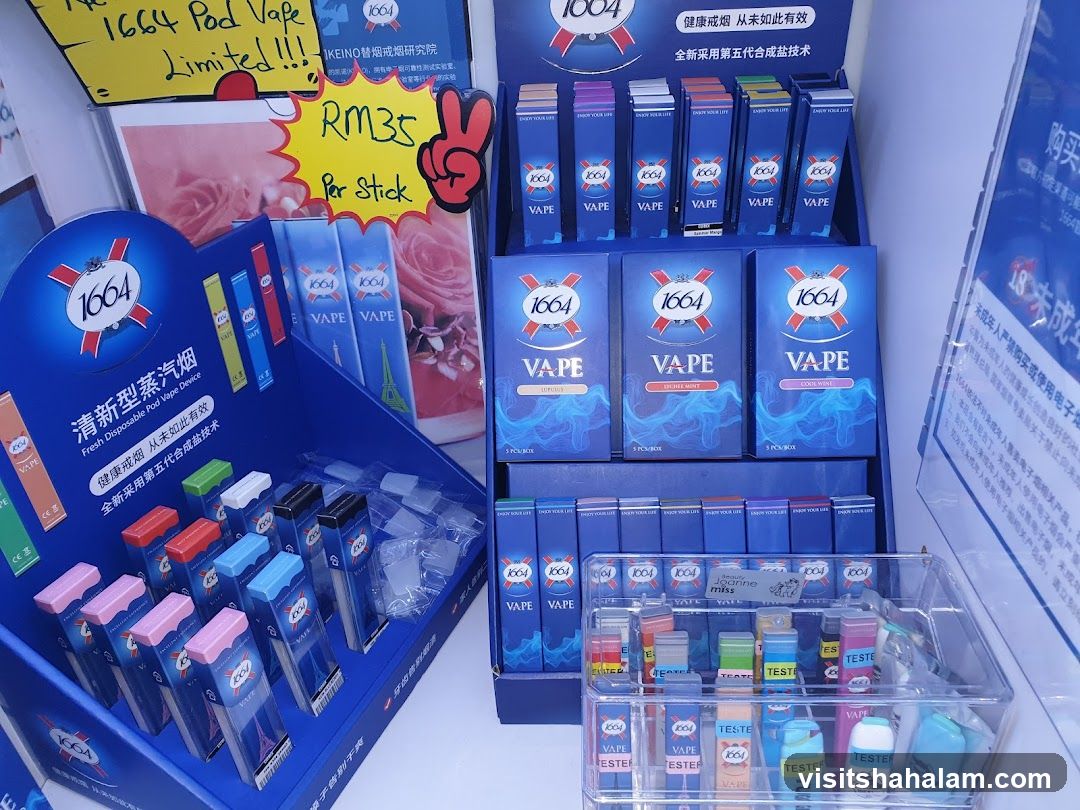 Vape Products Display