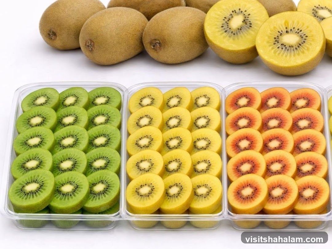 Assorted Sliced Kiwis