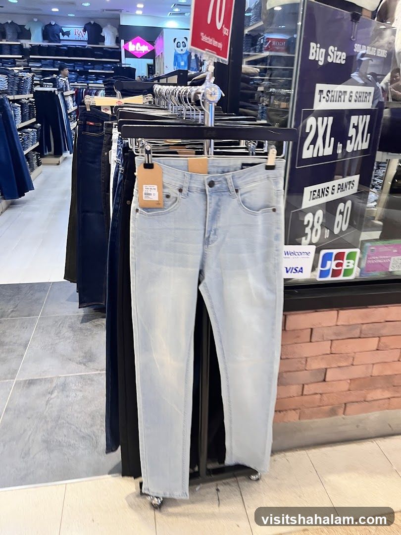 Solid Blue Jeans