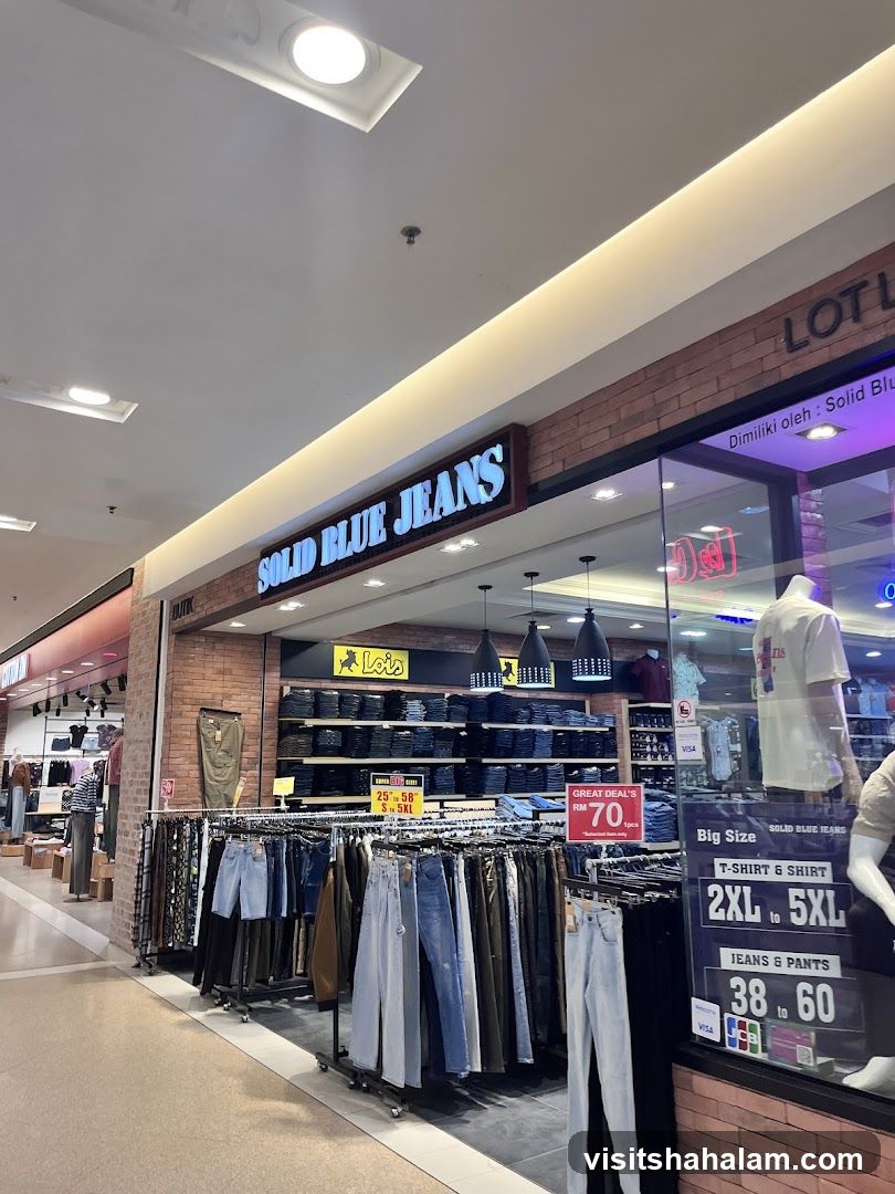 Solid Blue Jeans