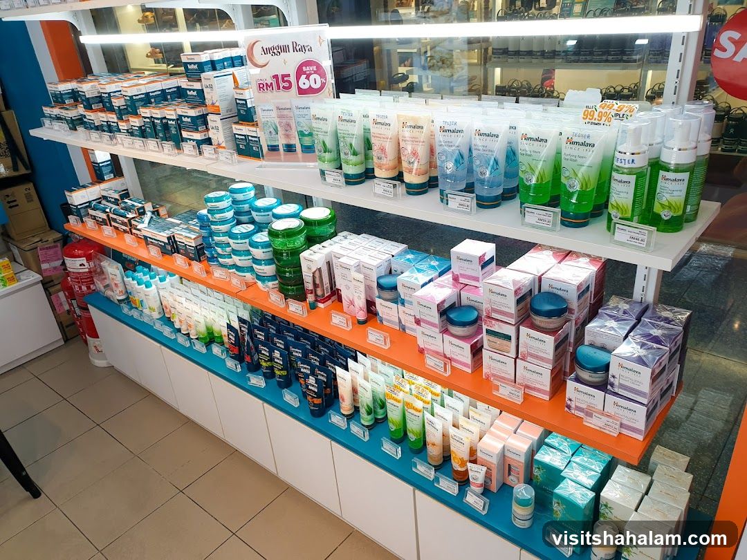 Skincare Products Display