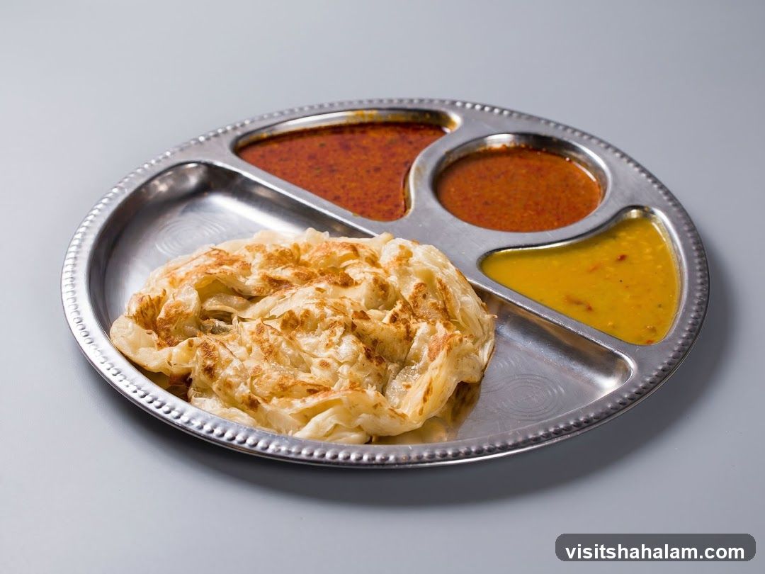 Roti Canai with Curries