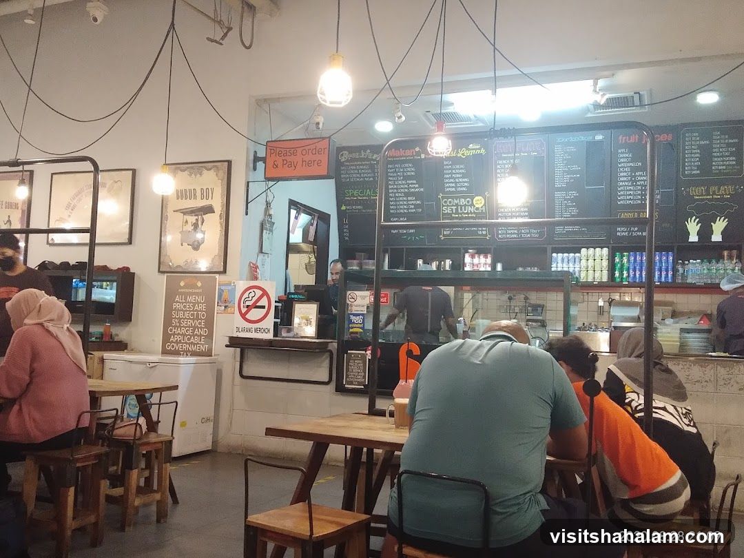 Restaurant Interior with Menu Boards