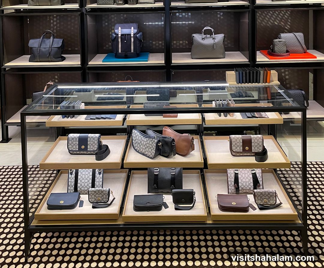Coach Handbags and Accessories Display