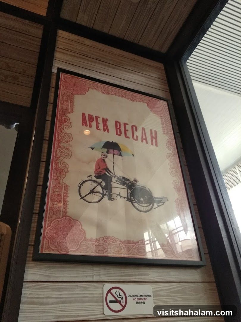 Poster with a rickshaw driver