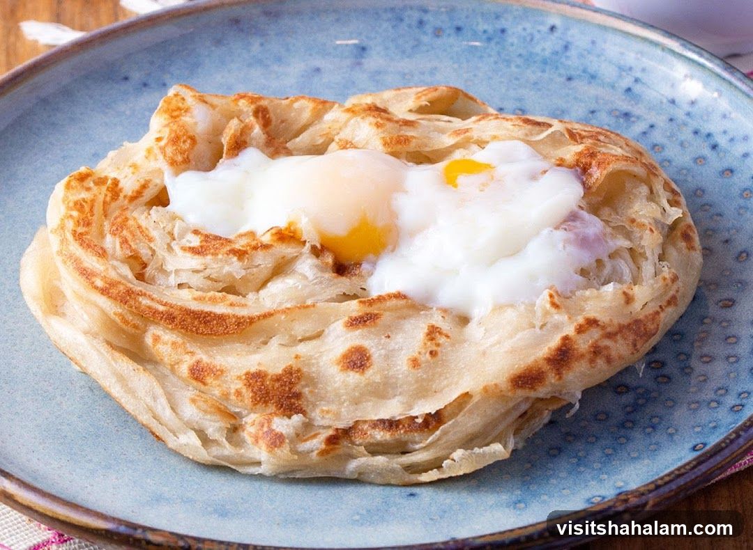 Roti Canai with Egg